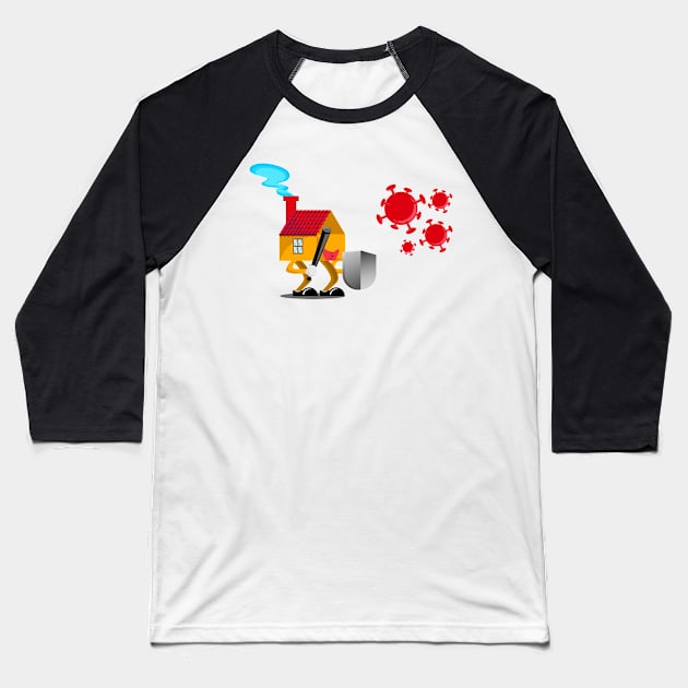 Fight Corona Baseball T-Shirt by Diamond Hand